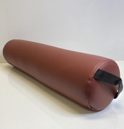 Цилиндрична възглавница за масажна кушетка - Винено-червен цвят