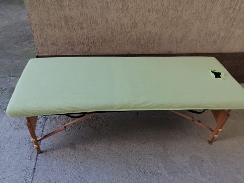 Покривало за масажна кушетка - Зелен цвят