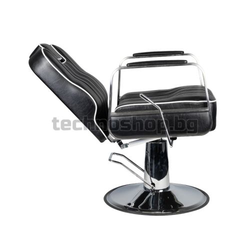 Бръснарски стол - черен Gabbiano Mateo