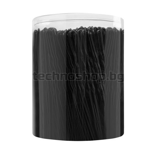 Фиби за коса - черни E-65 300 части 7 см