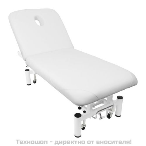 Електрическо легло за масаж с 1 мотор - бяло Azzurro 684