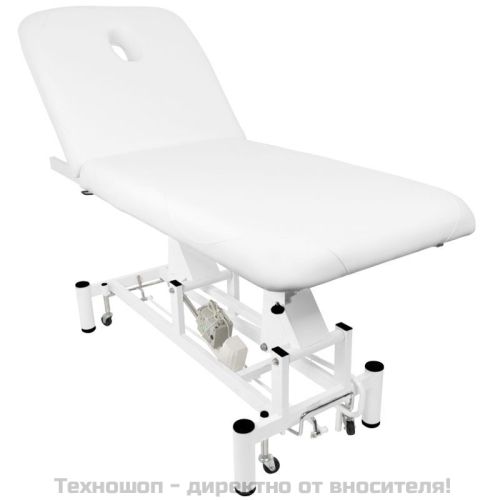 Електрическо легло за масаж с 1 мотор - бяло Azzurro 684