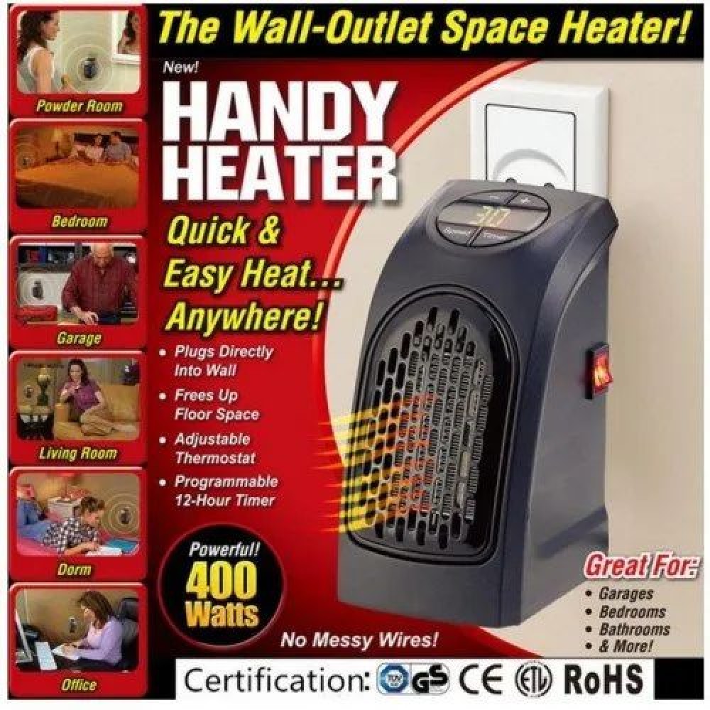 Портативна печка Handy Heater, 400w, с таймер