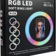 Ринг лампа с LED осветление 26 см, RGB, 20W