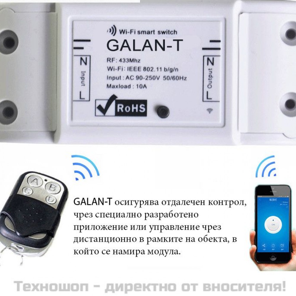 Дистанционно управление за Галан - Wi-Fi, 220 V