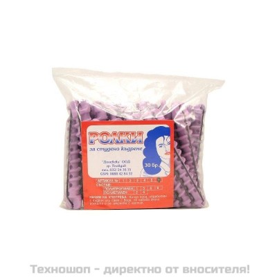 Комплект ролки за коса тип спирала - 30бр. №9