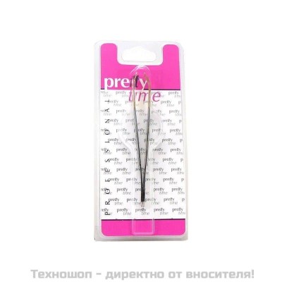 Пинсета Pretty time - златиста, извита