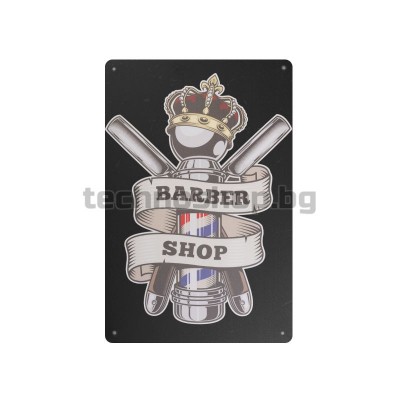 Декоративна дъска за бръснар Barber Shop - B015