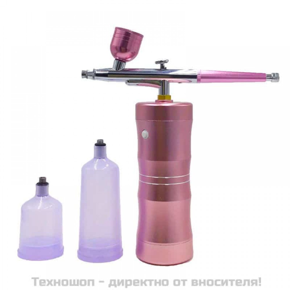 Мини кислороден спрей за кислородна мезотерапия Airbrush Pink