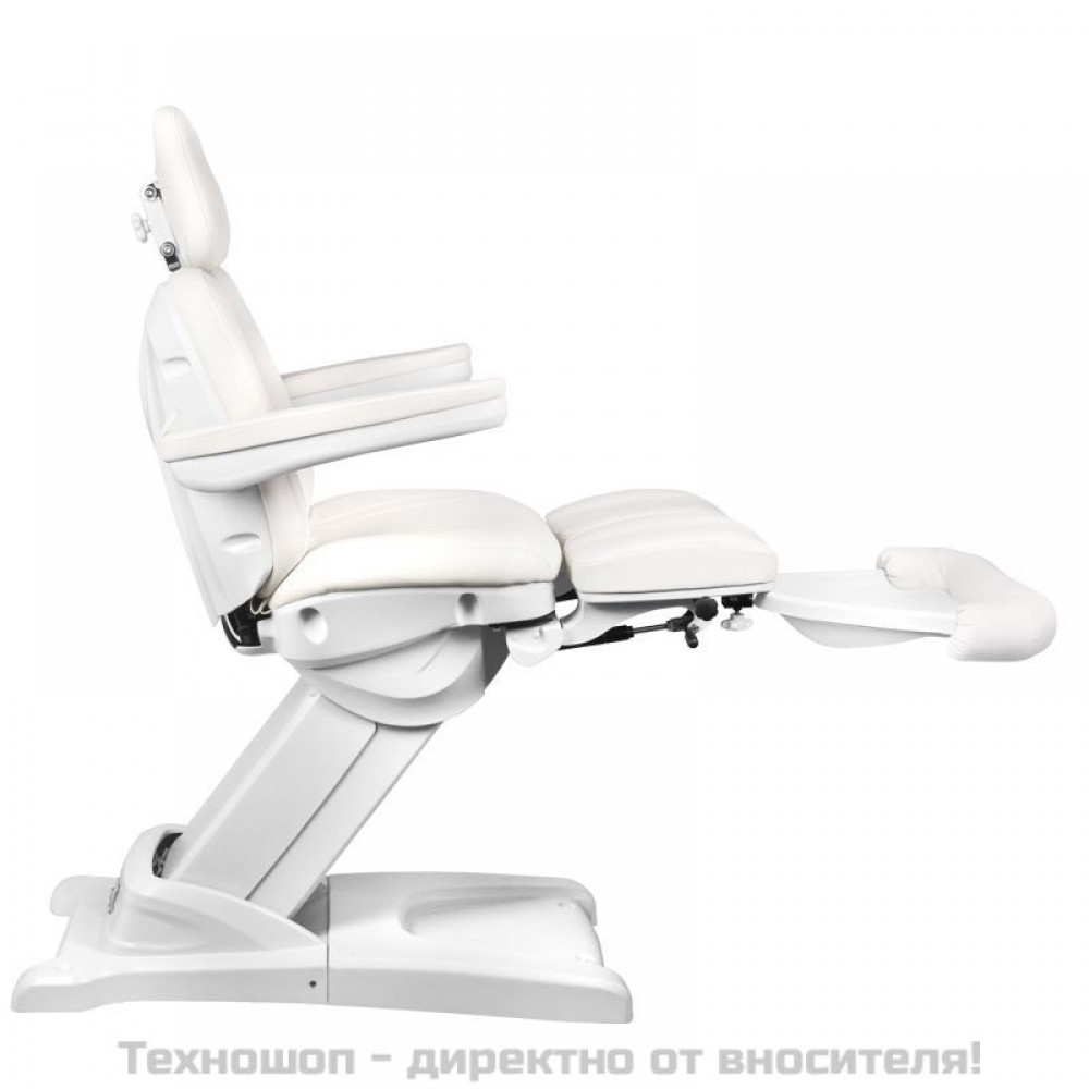 Електрически козметичен стол с 3 мотора - бял Azzurro 872S Pro