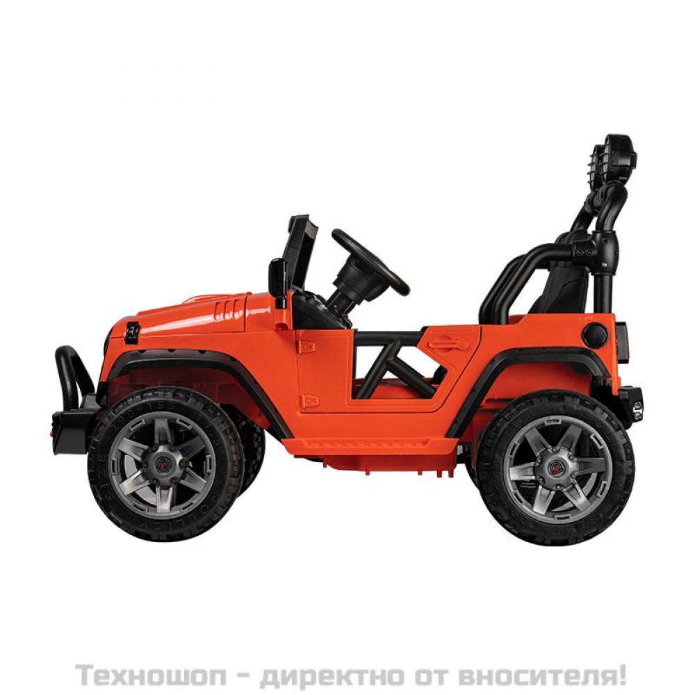 SAMOCHÓD NA AKUMULATOR JEEP POMARAŃCZOWY