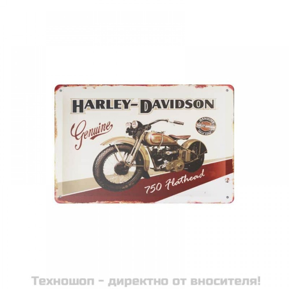 Декоративна дъска Harley-Davidson Genuine 750 Flathead - C008