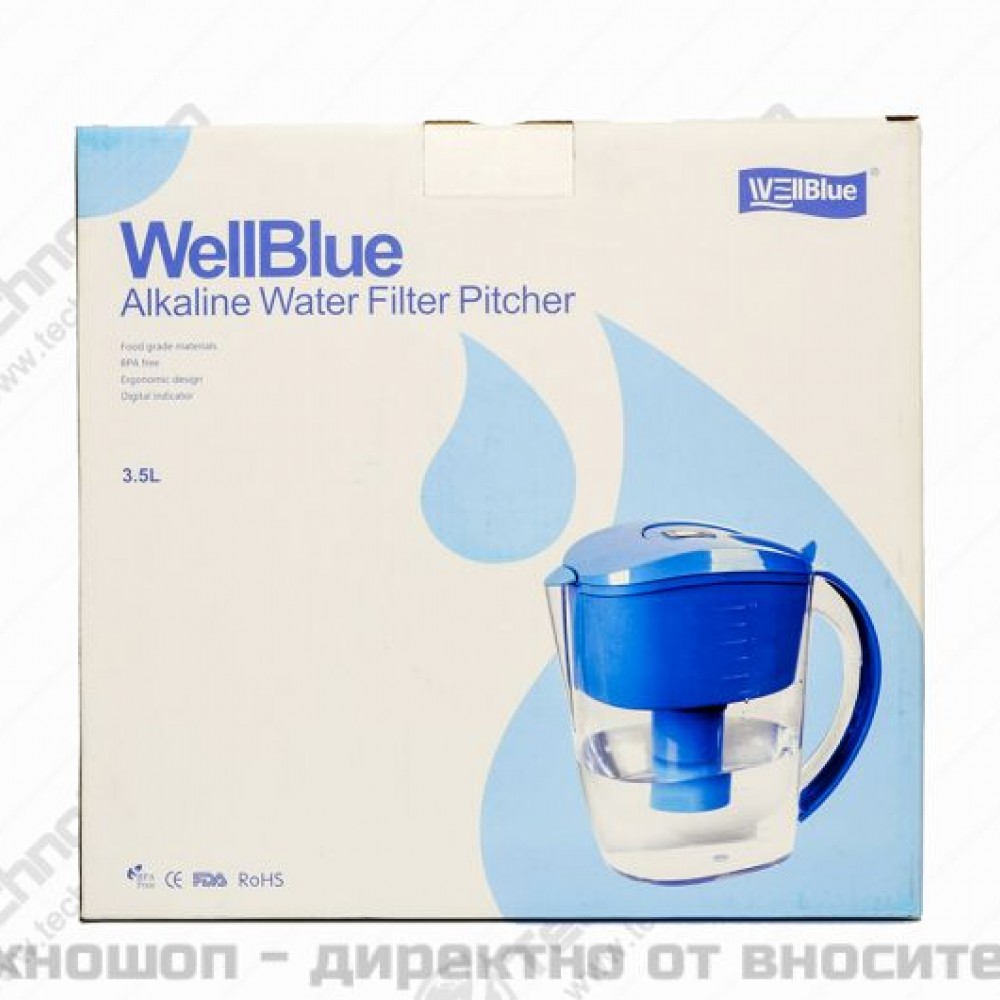 Кана за алкална вода WellBlue - за филтрирана, преструктурирана, минерализирана и йонизирана алкална вода