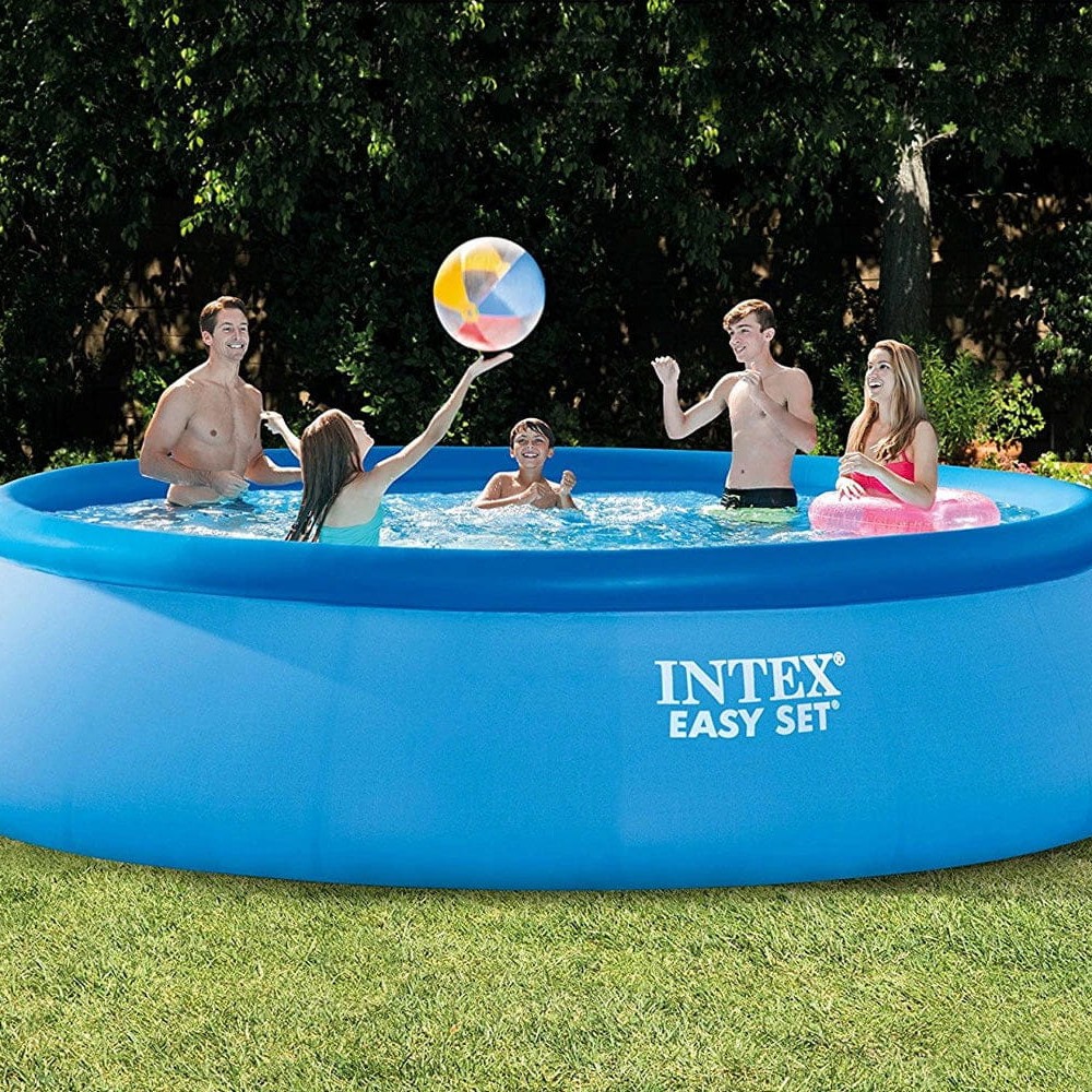 Надуваем басейн INTEX Easy Set, 457 х 107 см. с филтърна помпа