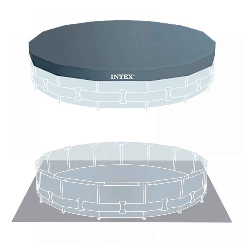 Сглобяем басейн INTEX Metal Frame с филтърна помпа, 457 х 122 см.