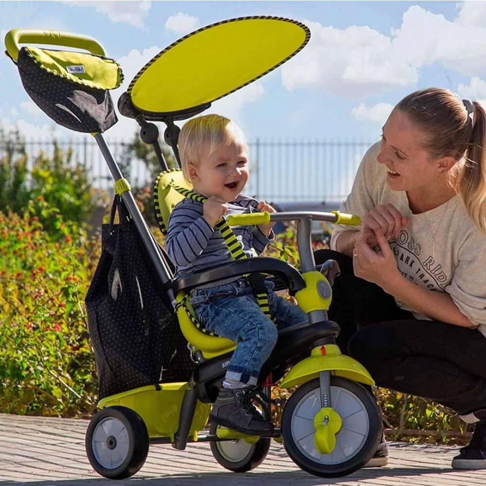 Детска триколка smarTrike 4-в-1 Glow, зелена