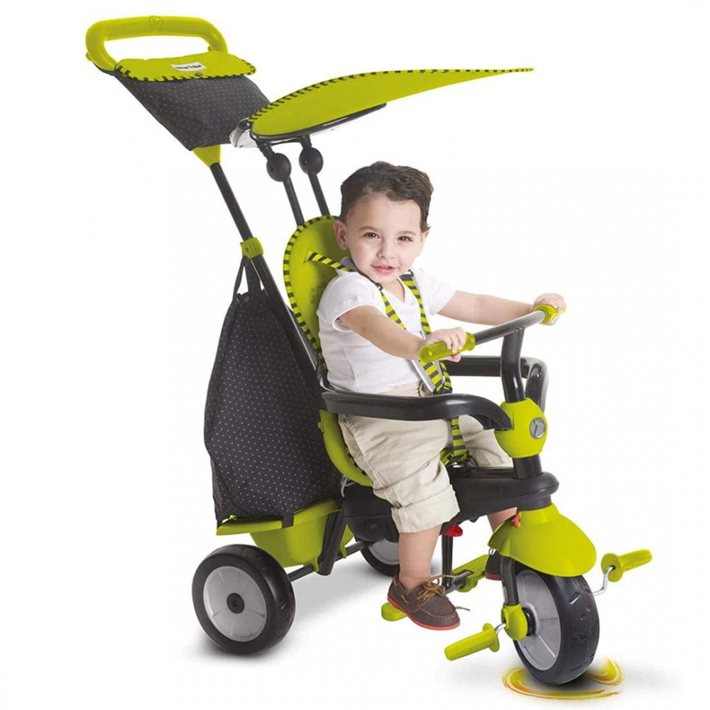 Детска триколка smarTrike 4-в-1 Glow, зелена