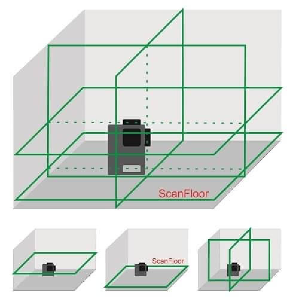 Немски Комплект 4D Нивелир 16 линии  WerkBull + тринога с Бъркалка за Бетон 2400W с обороти