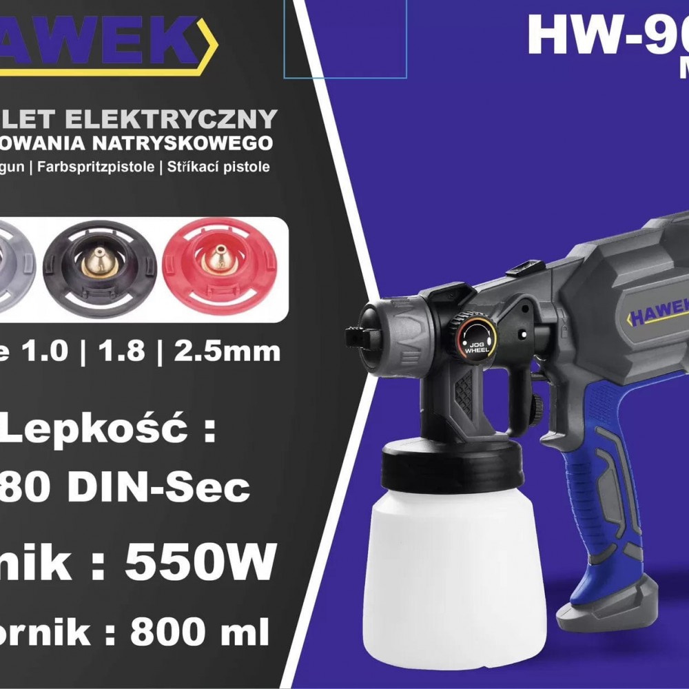 Електрически пистолет за боядисване HAWEK , HW-9011