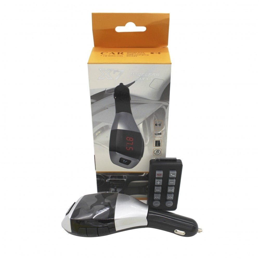 ТРАНСМИТЕР BLUETOOTH FM WIRELESS CAR KIT X7