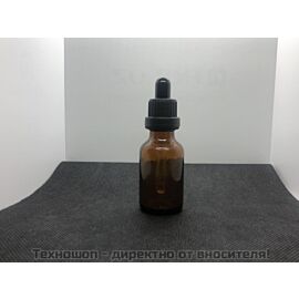 Стъклено шишенце с капкомер - 25 мл.