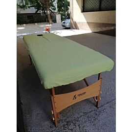 Покривало за масажна кушетка - Зелен цвят