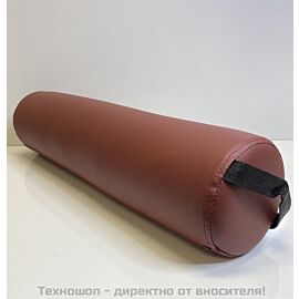 Цилиндрична възглавница за масажна кушетка - Винено-червен цвят