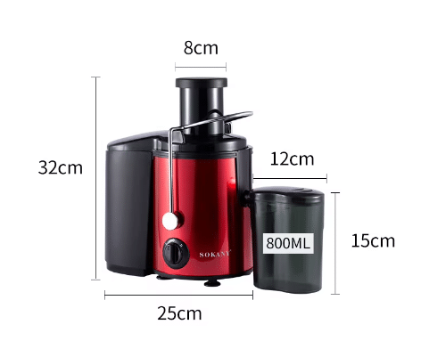 Сокоизстисквачка Sokany SK-4001, 800W – снимка 2