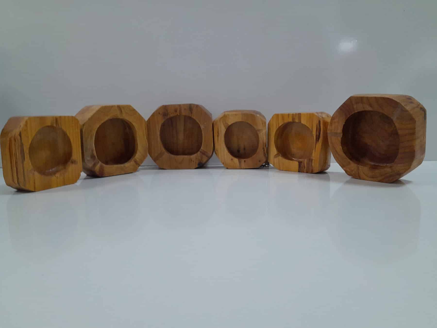 Дървен пепелник, ръчно изработен – снимка 5