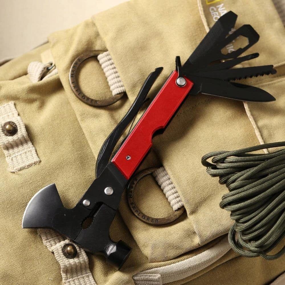 Мултифункционален инструмент 17в1 Axe & Hammer – снимка 3