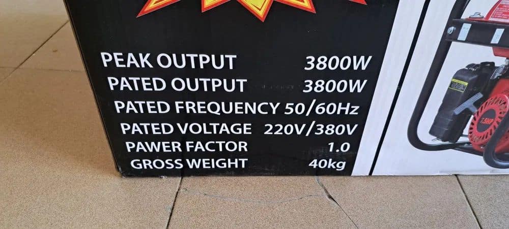 Генератор на ток Kraftroyal 3.8 KW, професионален – снимка 4