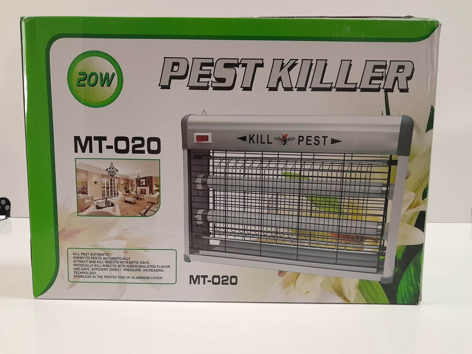 Инсектицидна лампа против комари и мухи Kill Pest 20W – снимка 3