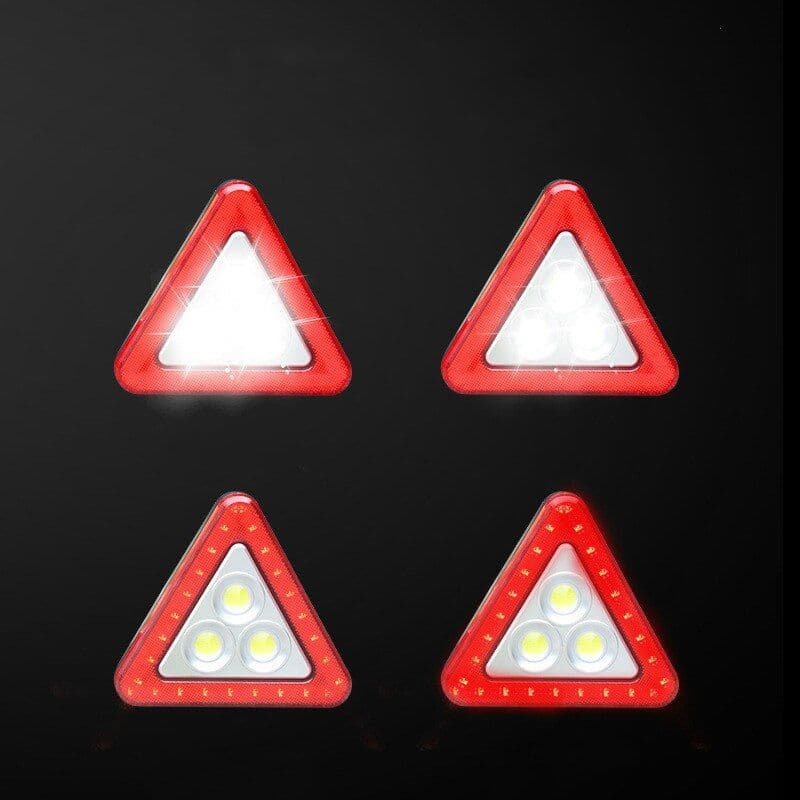LED електронен авариен триъгълник - лампа 5в1 мултифункционален HS-8017 – снимка 2