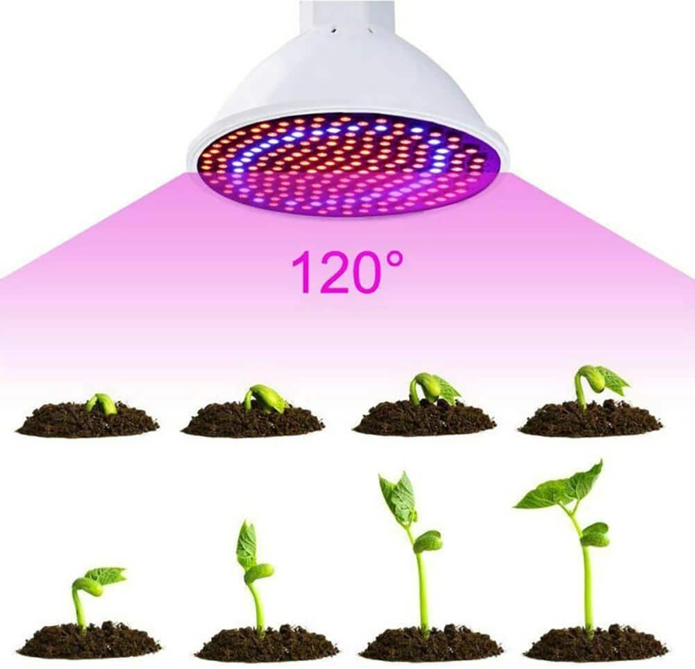 Лампа за растения с 200 LED светлини, 30W – снимка 3
