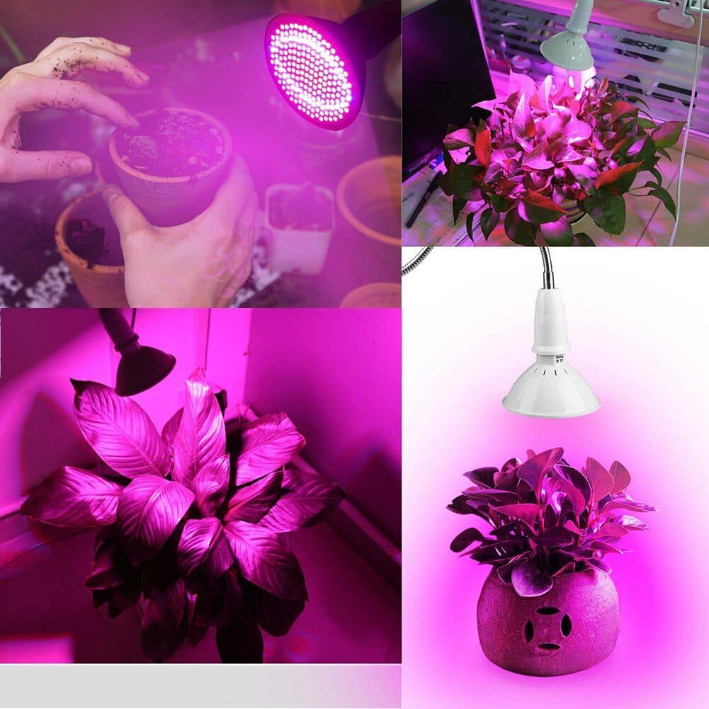 Лампа за растения с 200 LED светлини, 30W – снимка 2