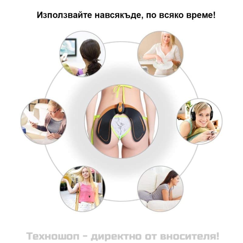 Уред за стягане на бедра - EMS електростимулатор за бедра – снимка 4