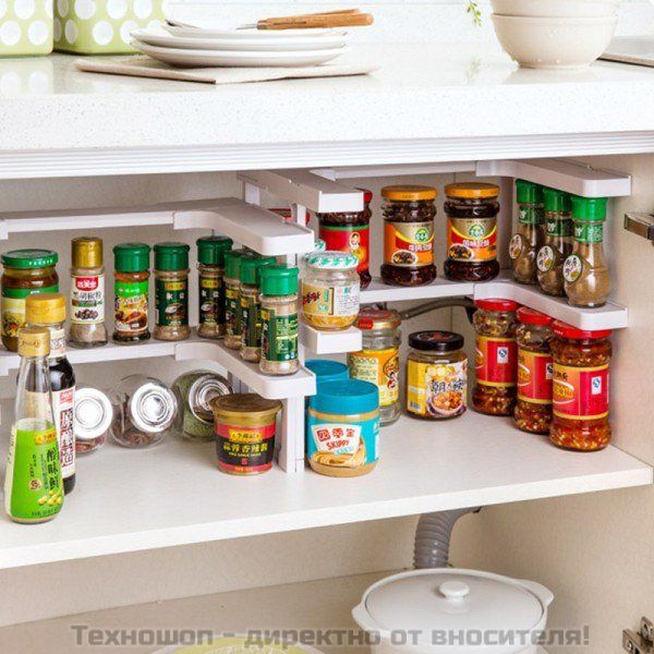 Регулиращ органайзер за подправки Spicy Shelf – снимка 2