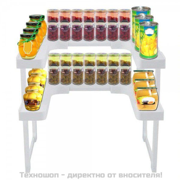 Регулиращ органайзер за подправки Spicy Shelf – снимка 6