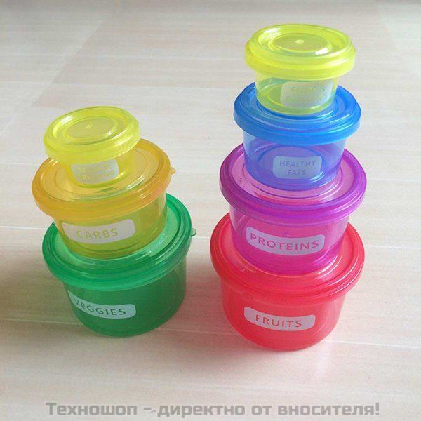 Кутии за разделно хранене 7бр. – снимка 2