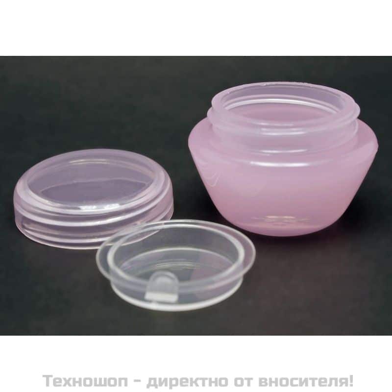 Луксозни пластмасови бурканчета за козметика - 10мл. в различни цветове – снимка 3