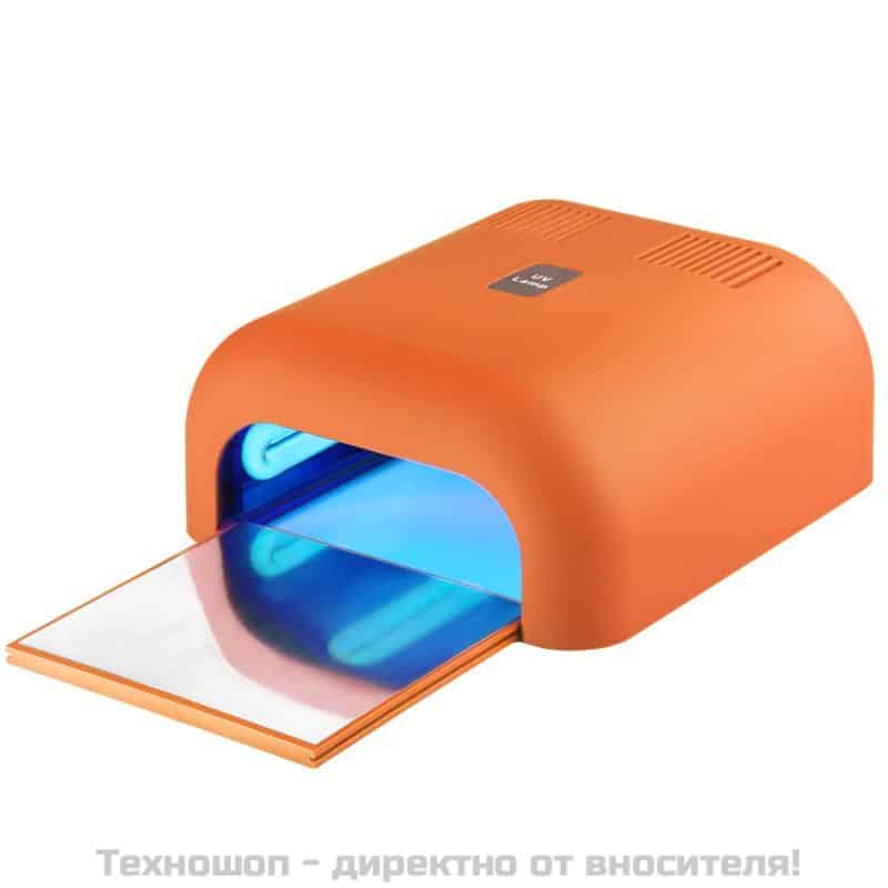 Козметична лампа за изсушаване на лак - оранжева 36W UV – снимка 4