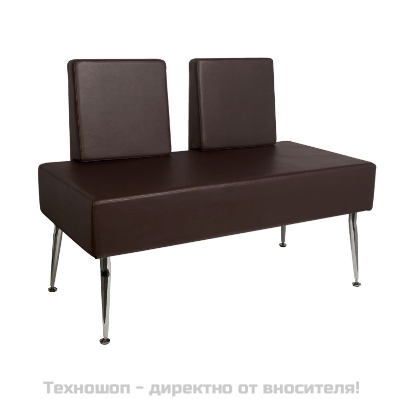 Диван за чакалня - кафяв Gabbiano D-023B – снимка 5