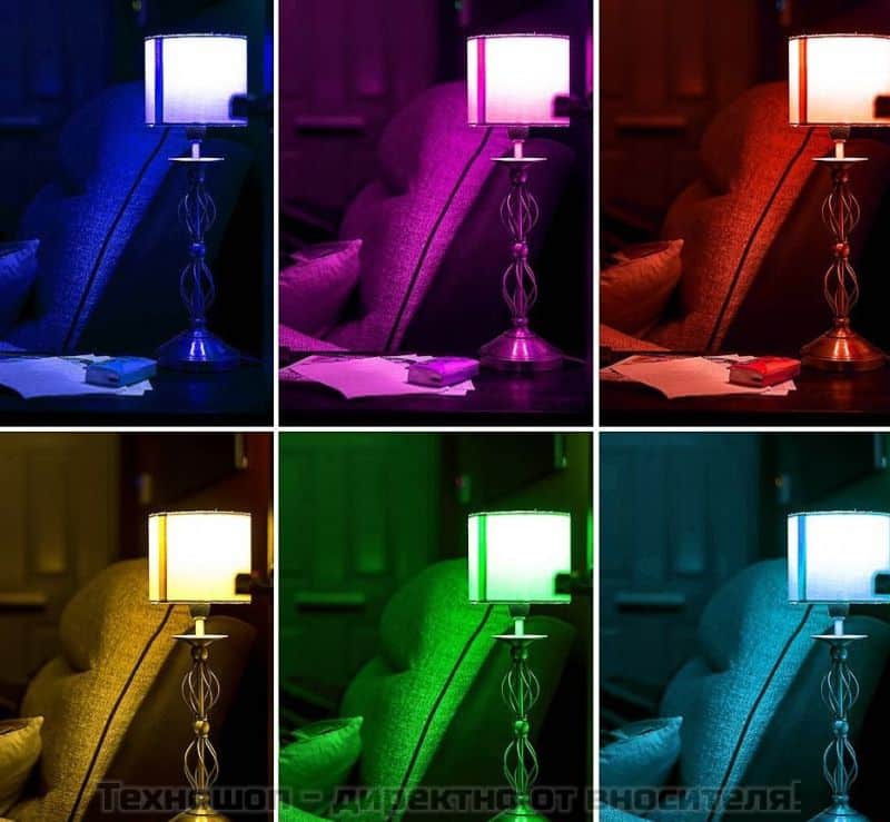 Крушка със сменящи се цветове - RGB крушка — изображение 4