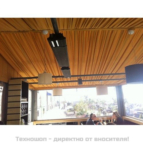 Инфрачервен отоплител AVEX C2400RW, с програмируем електронен термостат, Дистанционно, Wi-Fi, Метален – снимка 3