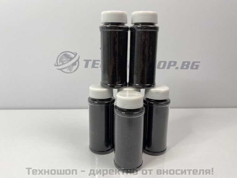 Тубичка с брокат черен цвят - 100 гр. – снимка 3