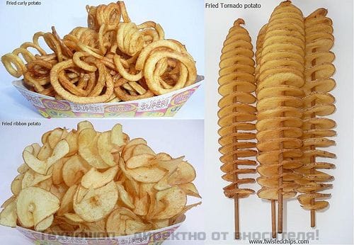 МАШИНА ЗА КАРТОФЕНИ СПИРАЛИ "ТОРНАДО КАРТОФИ"- ХРУПКАВИ КАРТОФЕНИ СПИРАЛИ - "КАРТОФ НА ШИШ" – снимка 3