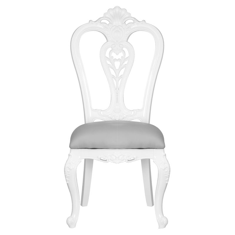 Козметичен стол - сив Azzurro STYL 6160 – снимка 4