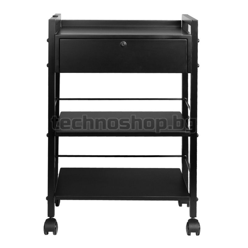 Помощна количка за студио за татуировки - черна Pro Ink 1019A – снимка 2