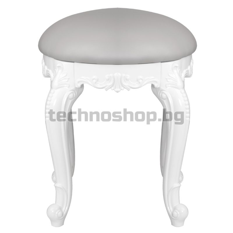 Табуретка - сива Azzurro STYL 60-01 – снимка 2
