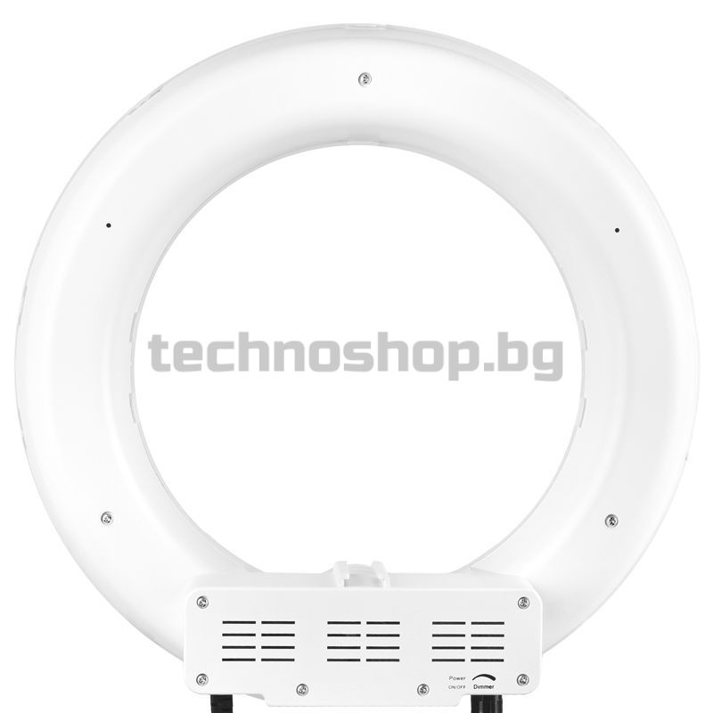 Лампа с форма на пръстен на поставка - бяла 12" 35W LED – снимка 2